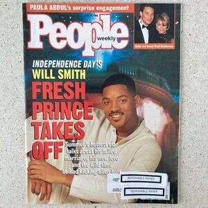 WILL SMITH People Magazine July 22 1996 Address Label Attached INDEPENDENCE DAY